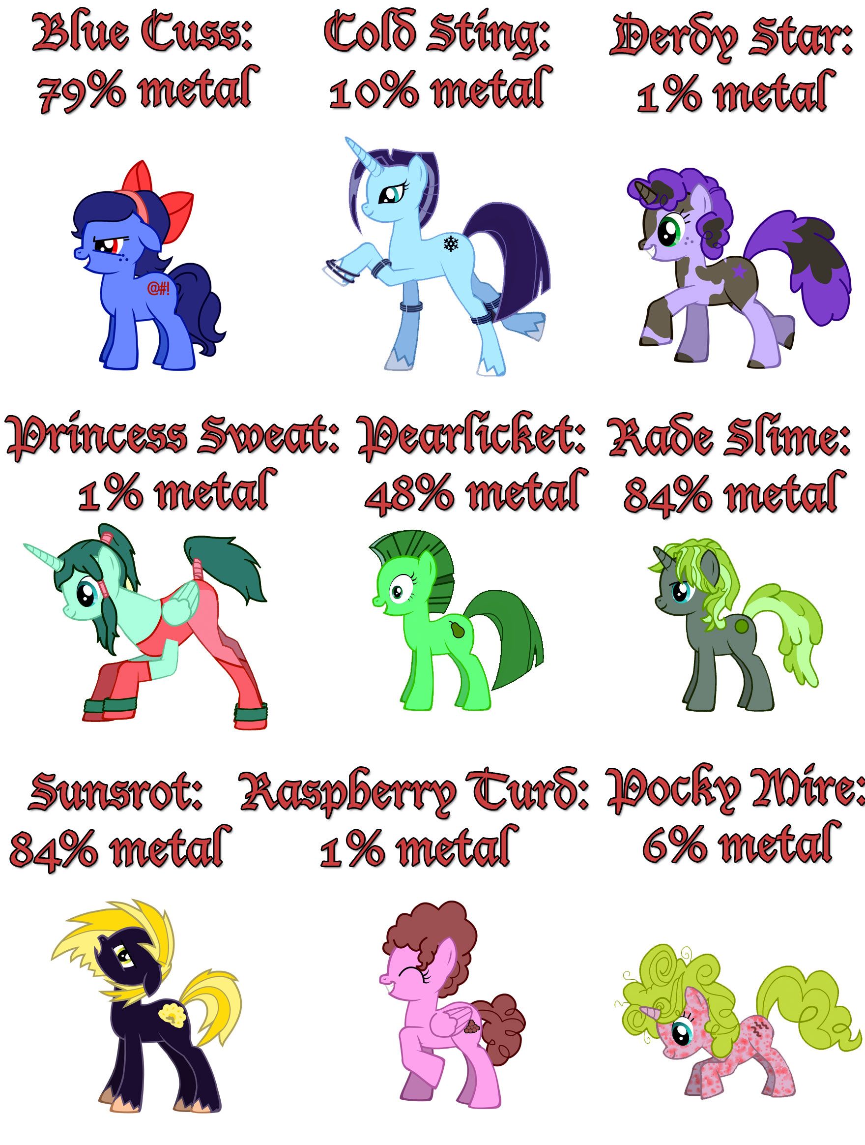 My Little Ponies generated by neural network