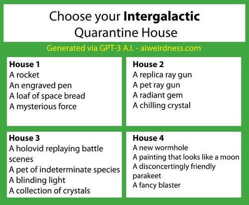 Choose Your Quarantine House